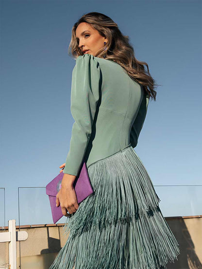 Rosella - Vestito con frange