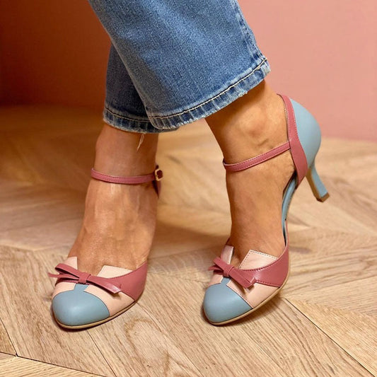 Quinnae | Tacchi Confortevoli Blu