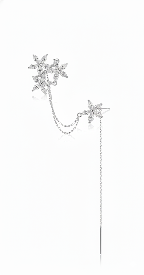 Serene Flora Ear Cuff - Paio