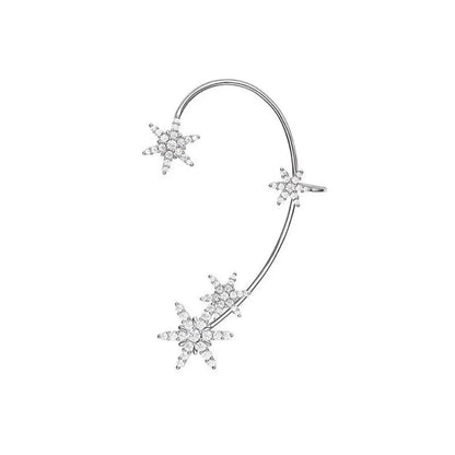 Nova Bloom Ear Cuff - Coppia