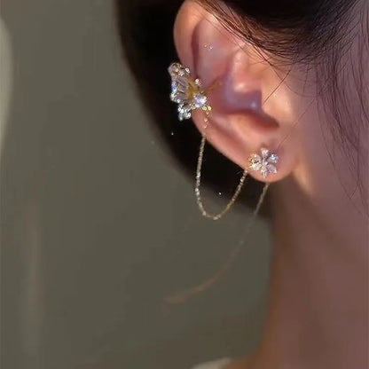 Bracciale Auricolare a Forma di Fiore – Coppia