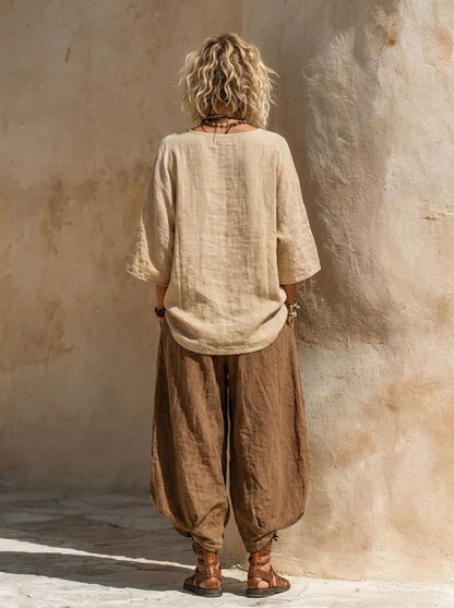 Eleonora | Set di Stampa Artistica Nomade Bohemien in Tre Pezzi