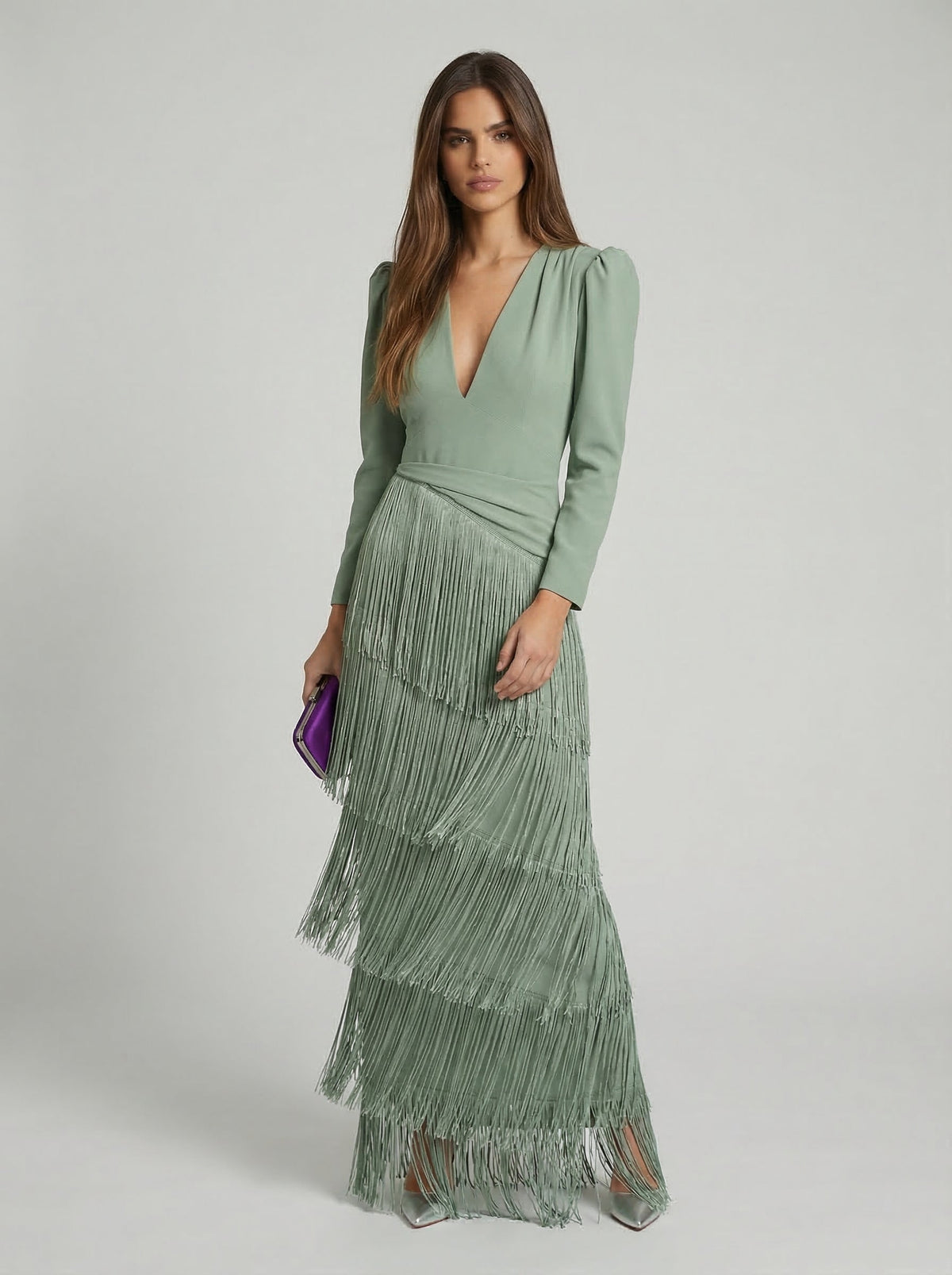 Rosella - Vestito con frange