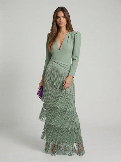 Rosella - Vestito con frange