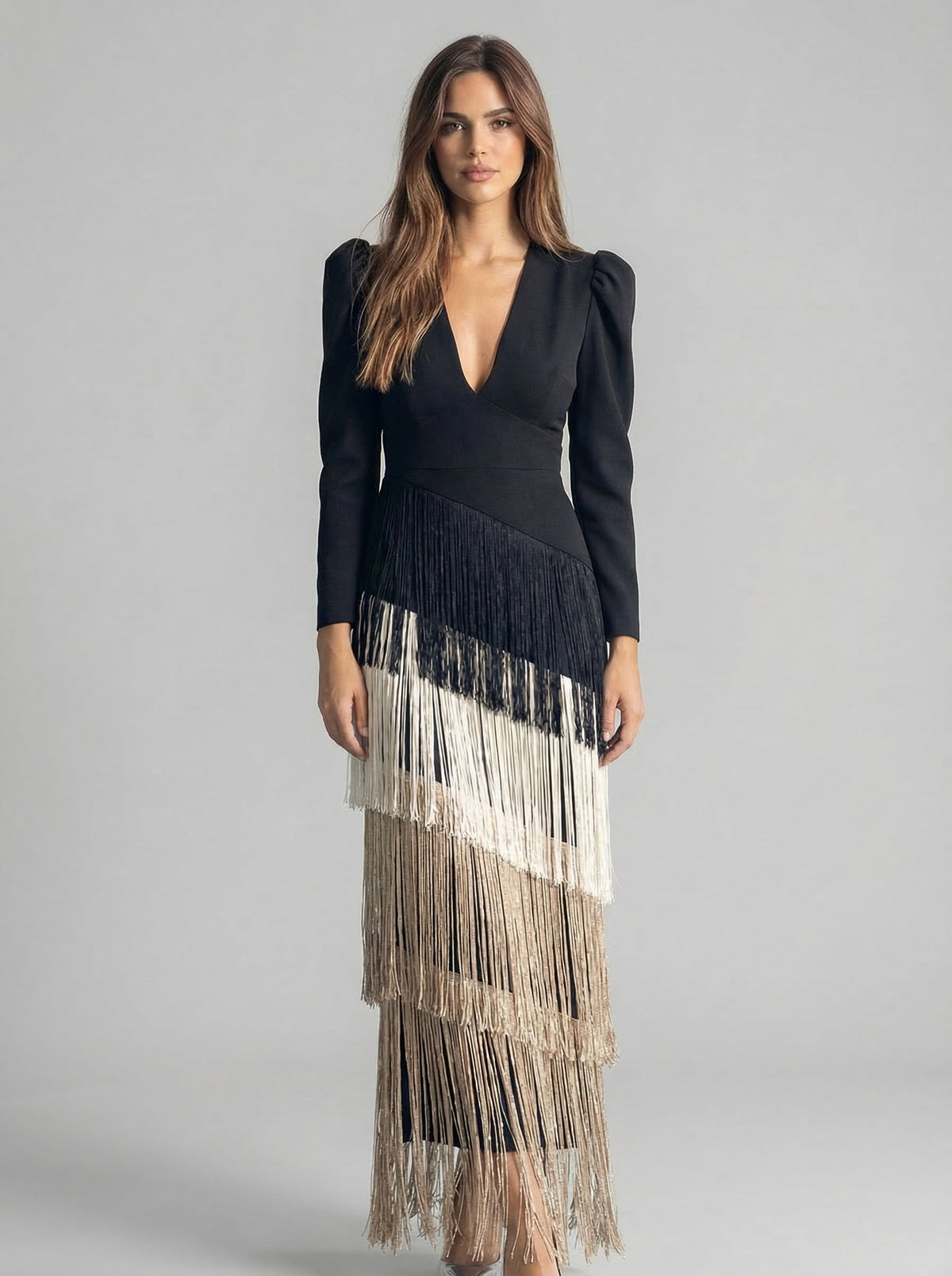 Rosella - Vestito con frange