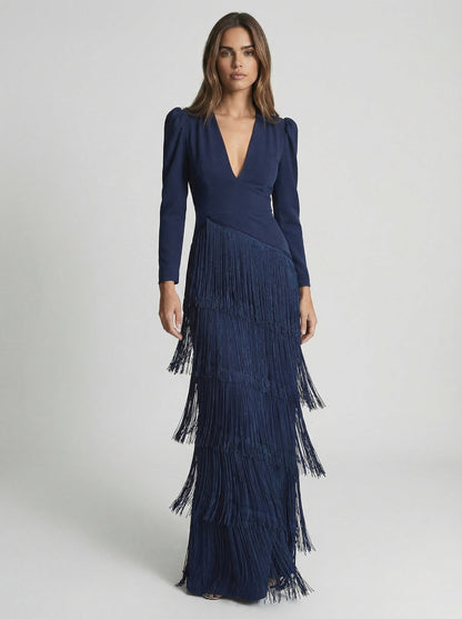 Rosella - Vestito con frange