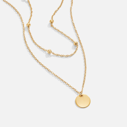 Collana con Disco Stratificato