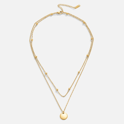 Collana con Disco Stratificato