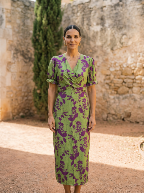 Silvana - Vestito primaverile stampato