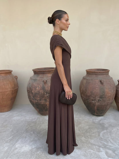 Chiara - Vestito in terracotta